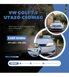 VW Golf 7.5 utazó csomag